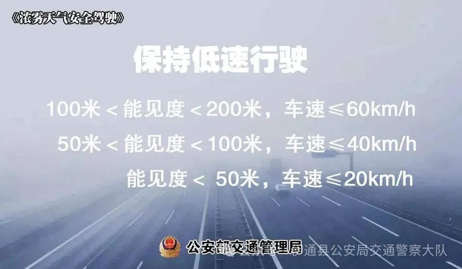 秋冬交通安全指南_雨霧天氣出行安全_出行提示