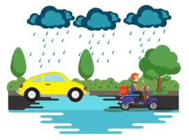 運(yùn)城市山洪災(zāi)害預(yù)警_雨天安全行車知識_出行提示